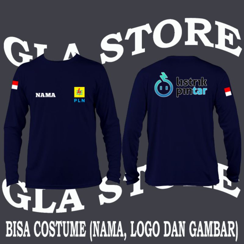 T-SHIRT/KAOS LISTRIK PINTAR/BAJU PLN/KAOS LISTRIK PINTAR