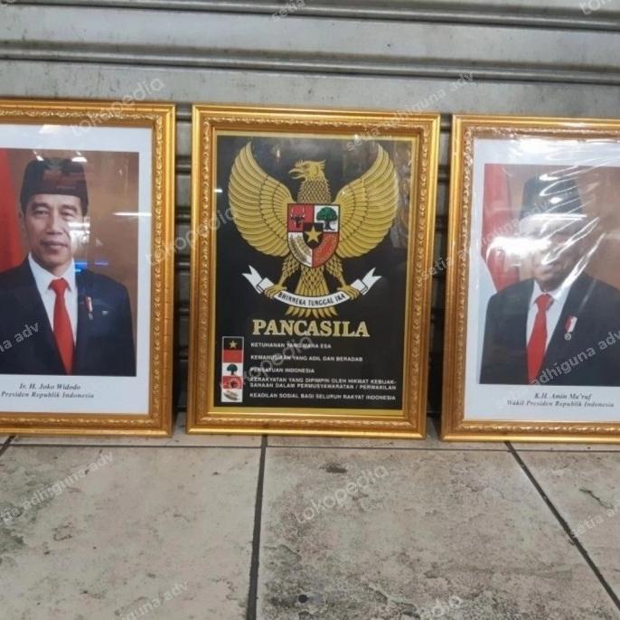 

figura presiden wakil presiden dan garuda 35x45