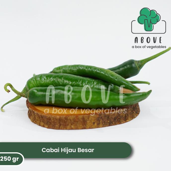 

Cabai/Cabe Hijau Besar (250gr) - Sayur ABOVE