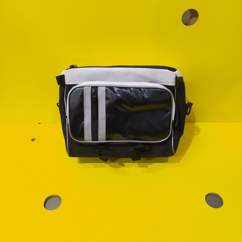 Tas stang handlebar sepeda OGNS G428 Black tas sepeda gravel touring