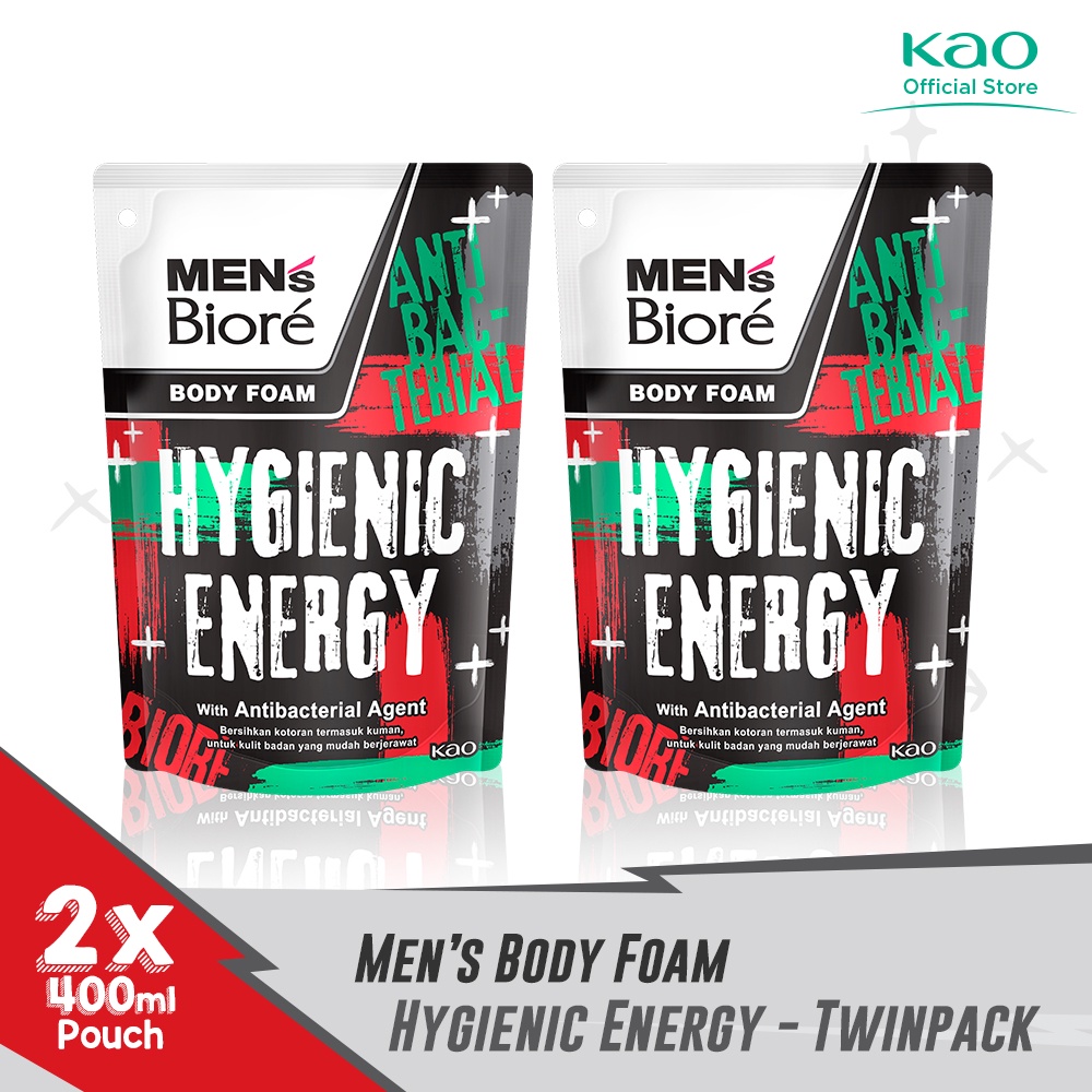 Promo Harga Biore Mens Body Foam Hygienic Energy 450 ml - Shopee
