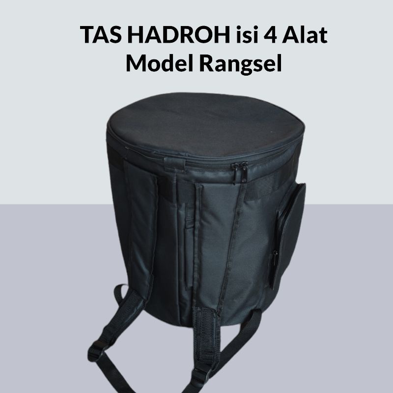 Tas Hadroh isi 4 Alat / Tas Rebana support size 30-32cm Full Busa Tebal
