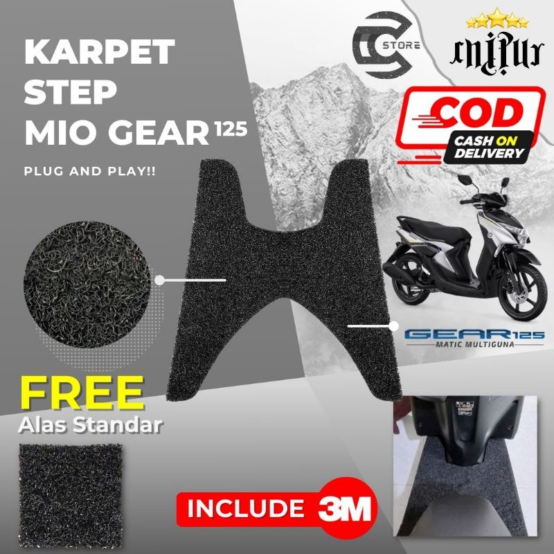 Karpet Step Floor Mio Gear 125 / Karpet Mie Yamaha Gear 125  / Bordes Mio Gear 125/ Karpet Gear 125