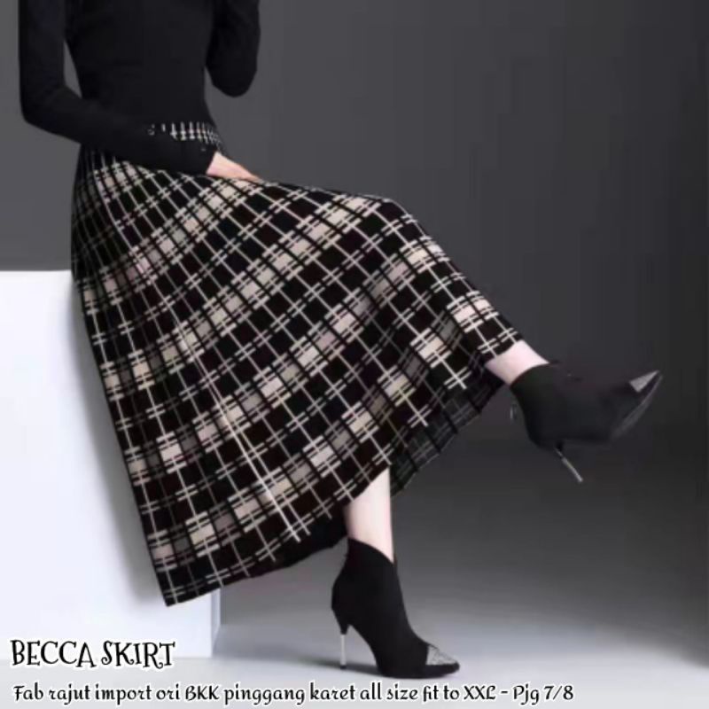 becca//beryl skirt rok rajut import bkk