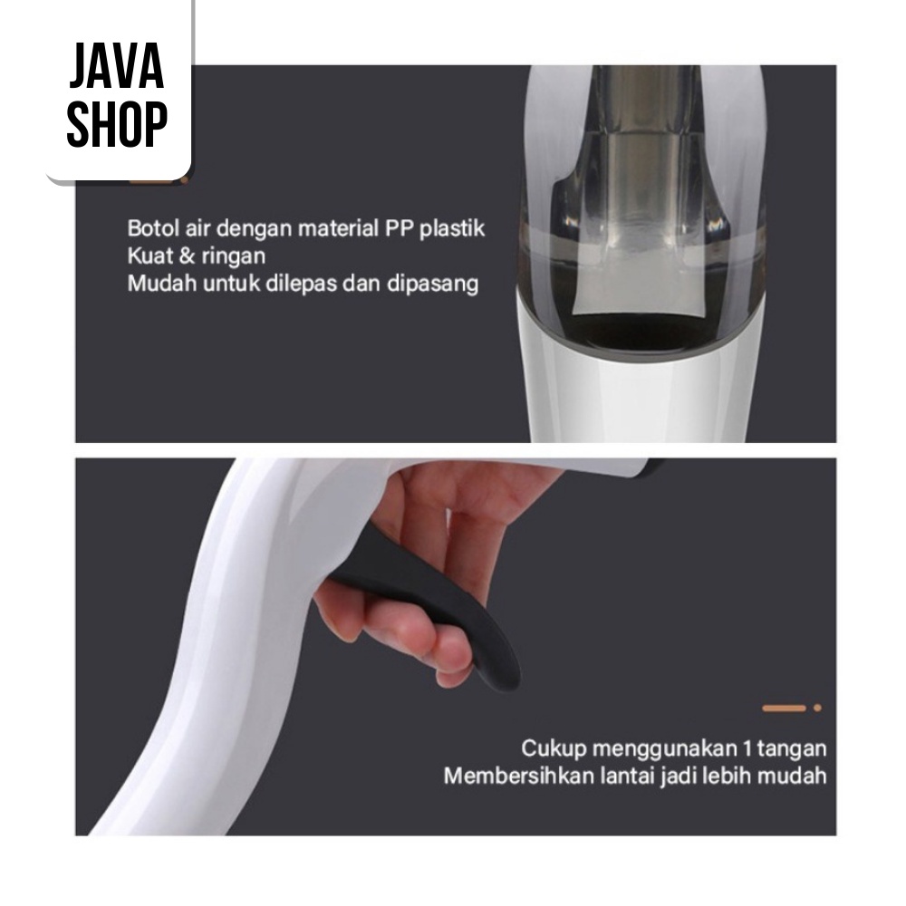 JAVASHOP Pel Lantai Semprot Otomatis Spray Mop