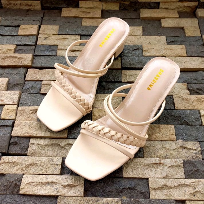 Best Seller Shabrina Fiona Cream Sepatu Big Size Jumbo 41-45