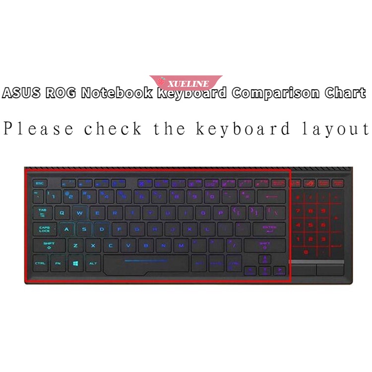 Cover Pelindung Keyboard Bahan Silikon Untuk ASUS ROG Ice Blade 2 GX501GI8750 (ZXL)