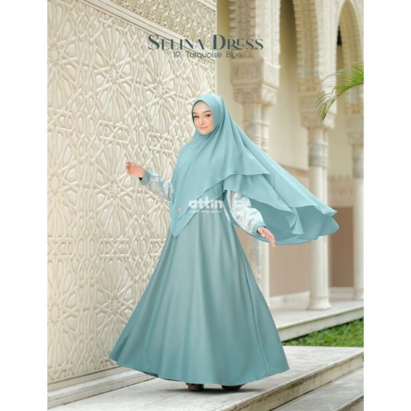 Gamis/Dress busui syari SELINA Bahan toyobo. ByAttin