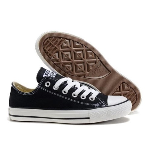 Sepatu Alstar pendek Hitam Putih Sepatu Sekolah Anak SD SMP SMA Sepatu Anak Cewek Sepatu Kuliah Pria.-3