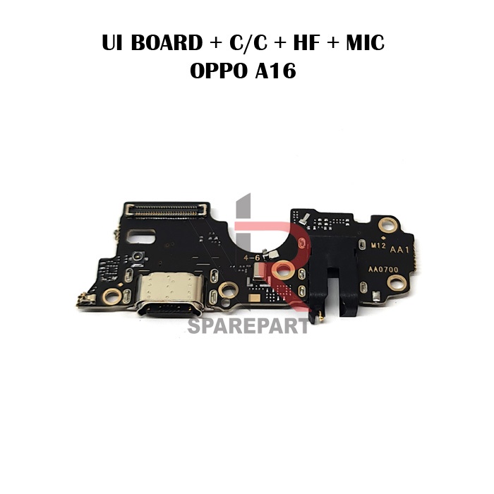 FLEXIBLE PAPAN CAS OPPO A16 / A54 4G PAPAN KONEKTOR CAS / CHARGER + HF + MIC