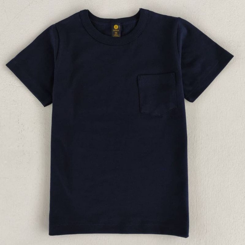 kaos polos pocket segitiga