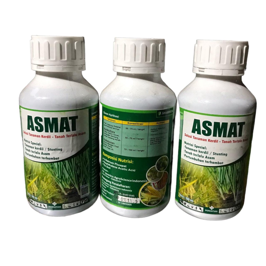 Nutrisi Tanaman Kerdil Asmat 500ml Asam Humat