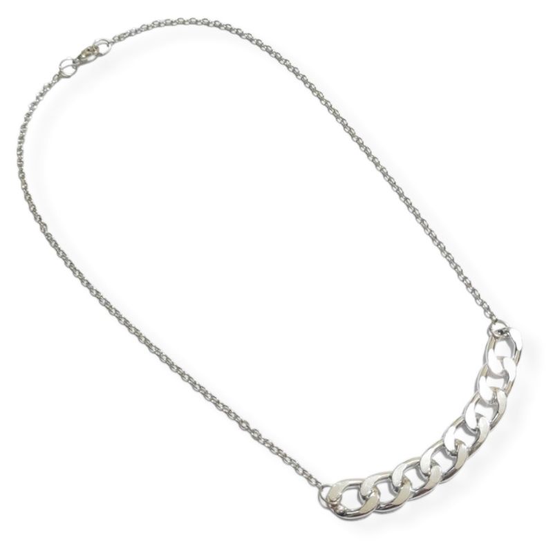Dorothy Chain Necklace Kalung Rantai Metalik Kombinasi