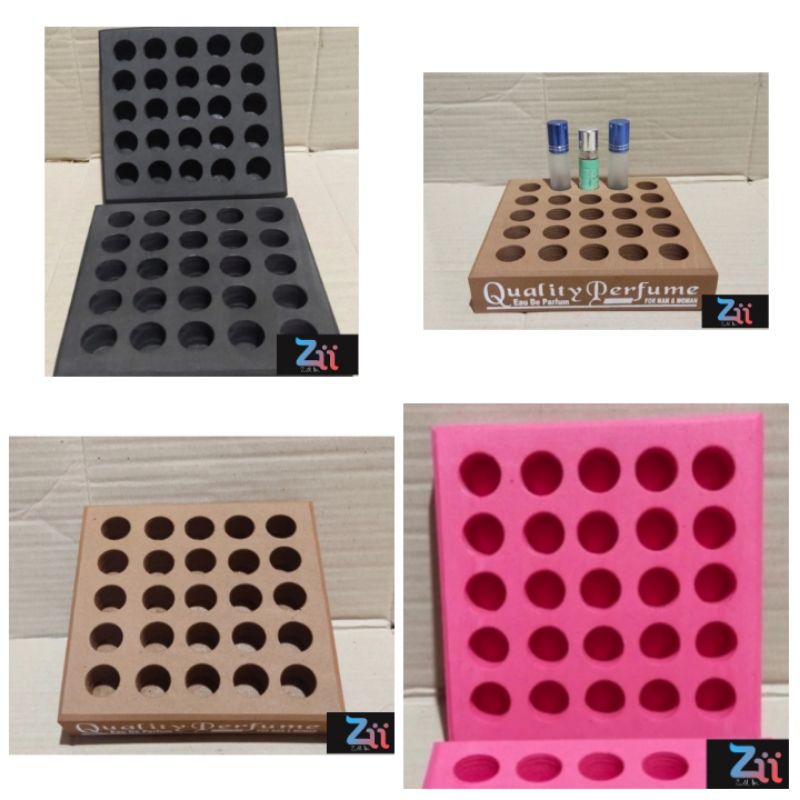 TATAKAN DISPLAY PARFUM ROLL ON - 25 LUBANG