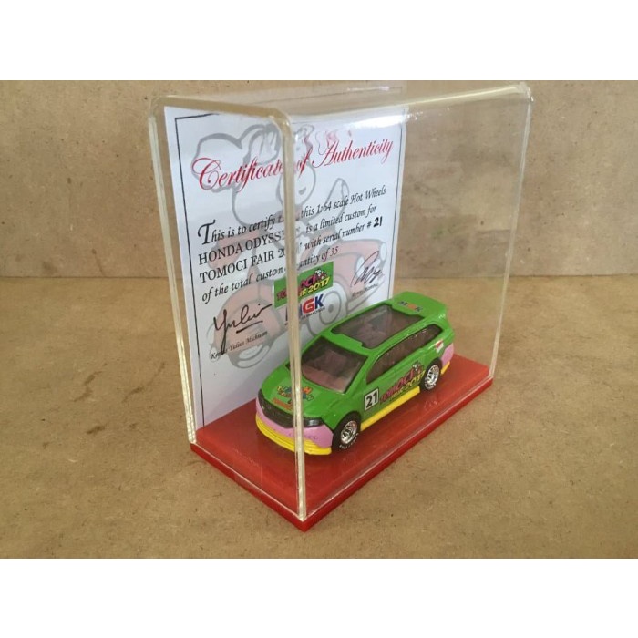 Hotwheels Honda Odyssey Tomoci Fair 2017 Custom No 21