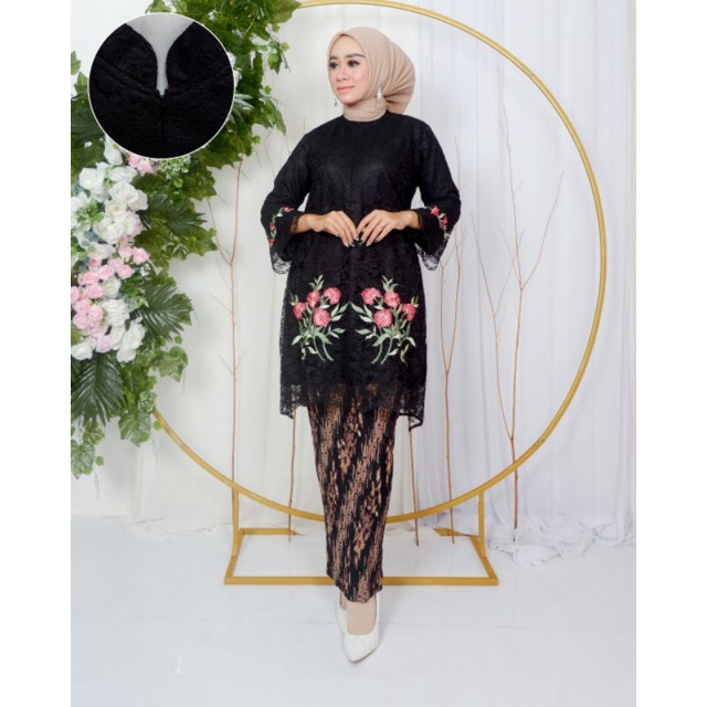 Kebaya Tunik Brukat Bordir / Kebaya Pesta / Kebaya Modren / Kebaya Pesta / Kebaya Wisuda / Kebaya