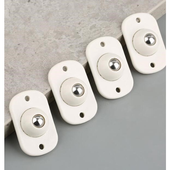 Paket 4pcs Roda Tempel Mini 360' Roda Kecil Troli / Roda Meja Serbaguna
