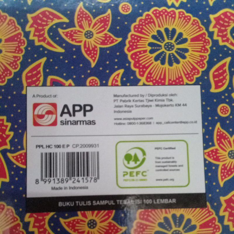 Buku Ekspedisi / Expedisi Paperline Hardcover 100 Lembar