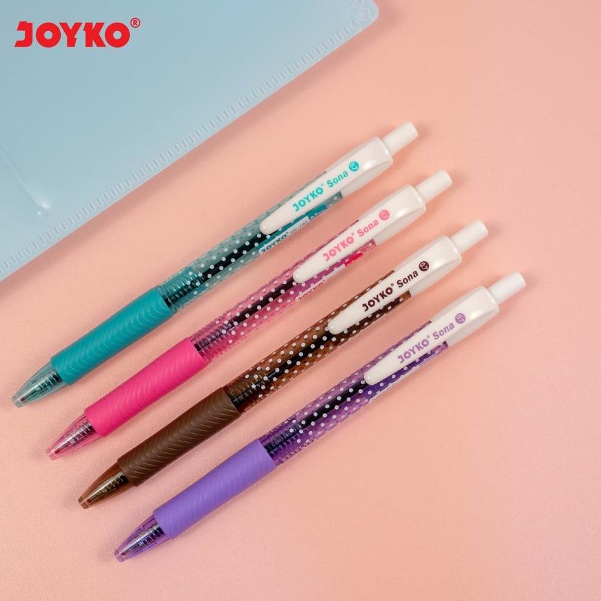 

Ball Pen / Pulpen / Pena Joyko BP-179 / Spirit / BP-183 / Sona / BP-216 / Captain BP-232 / Savanna 4 / 1 BOX 12 PCS
