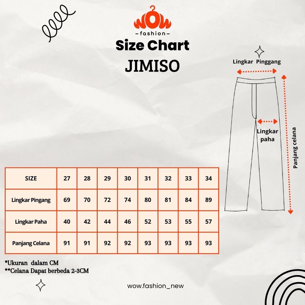 JIMISO CELANA JEANS HIGWAIST PREMIUM WANITA