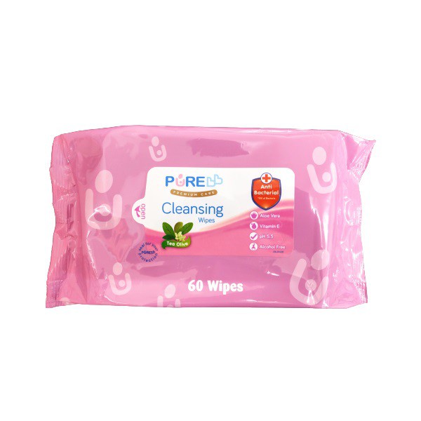 Pure BB Cleansing Wipes isi 60