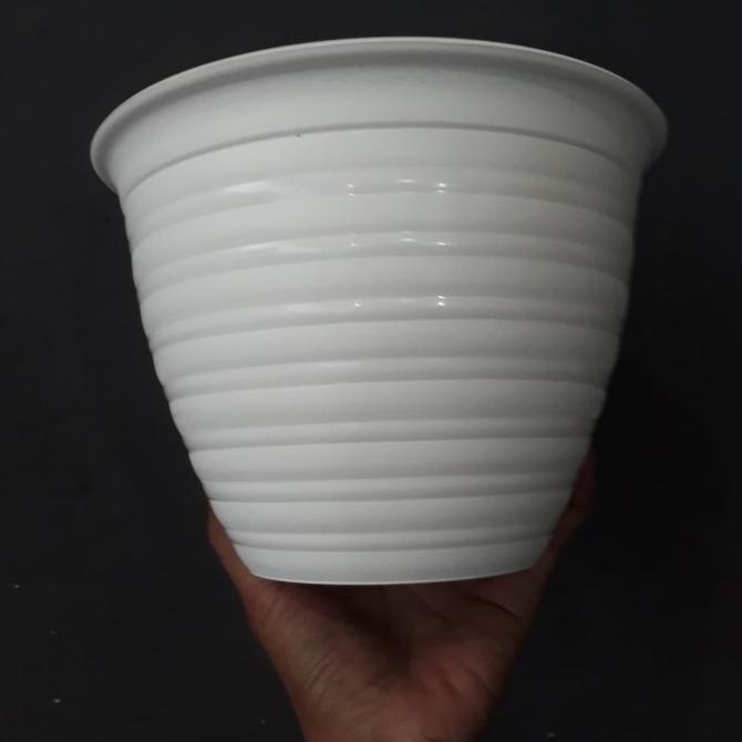 [Ready] Pot Tawon Putih 18, Pot 18 Cm, Indoor, Mewah, Premium [Fs4G50]