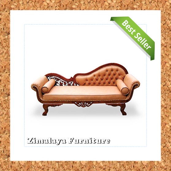 SOFA SANTAI KAYU JATI BAHAN KAIN OSCAR PRODUK UKIR JEPARA TERLARIS