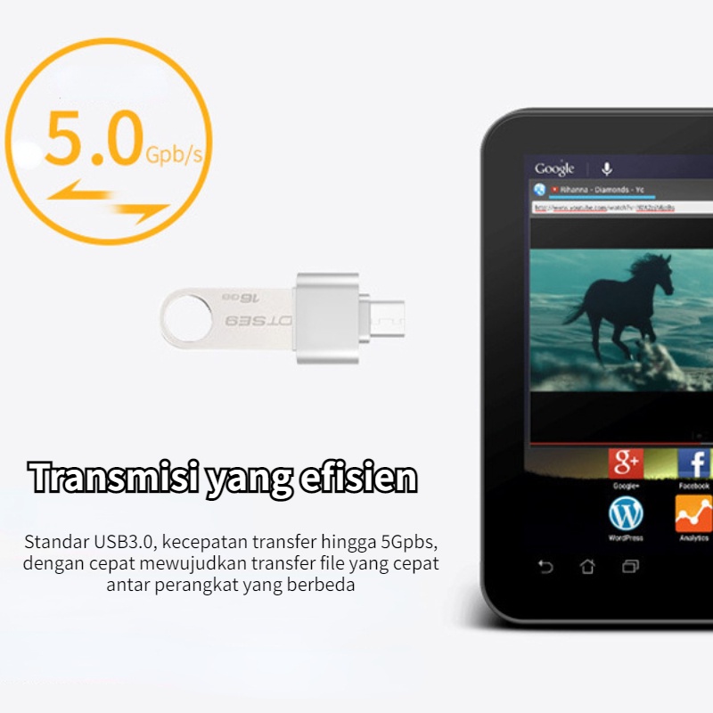 [Beli 1 dapatkan 1 gratis ]OTG Android Micro USB Adapter Universal Untuk Semua Hp Smartphone Hub ke TV Flashdisk Driver Bukan Type C