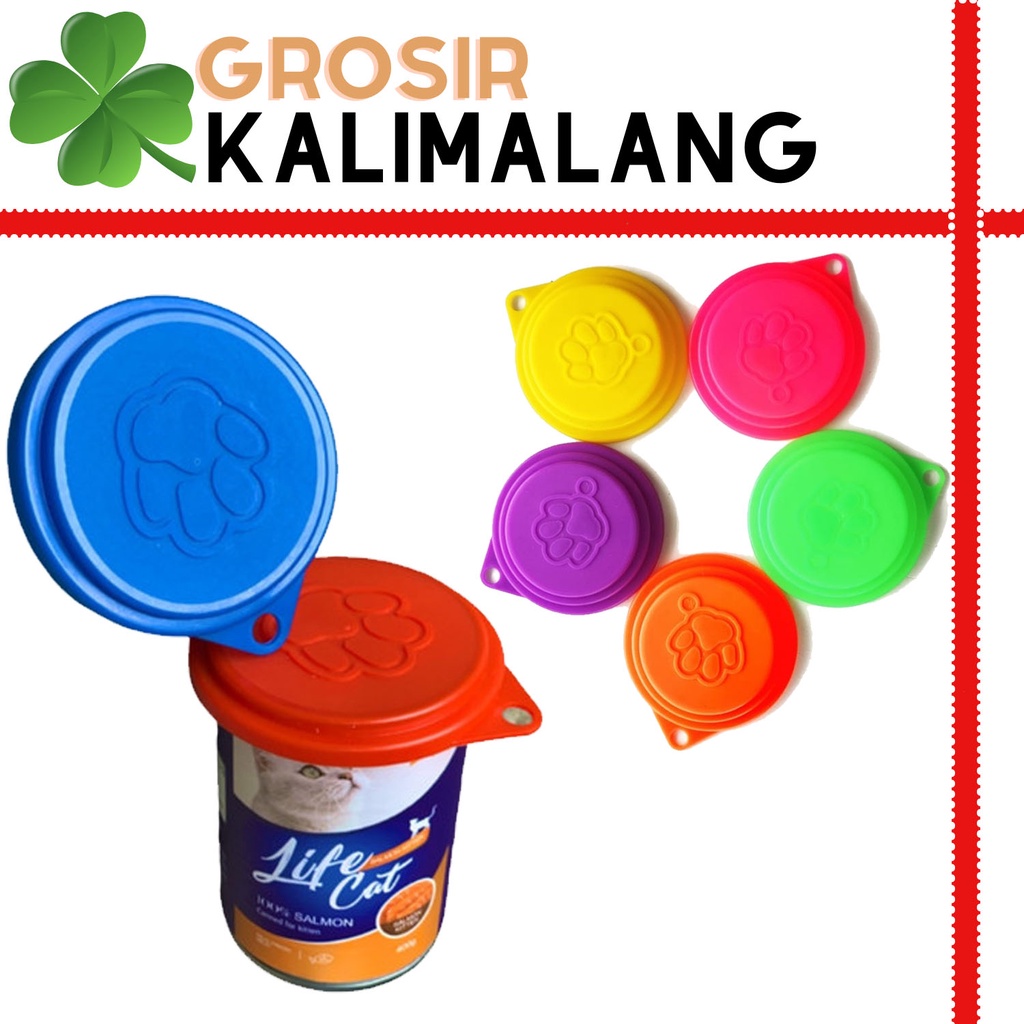 Penutup Makanan Kaleng Hewan / Tutup Kaleng Makanan Kucing Anjing