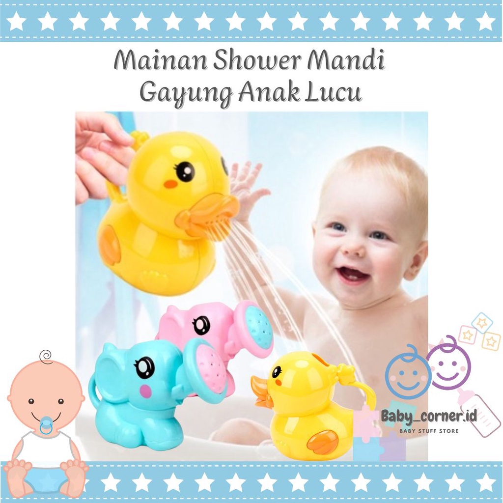 Mainan Air Mandi Kolam Renang Hewan Gayung Shower pancuran lucu anak bayi | bathtoys