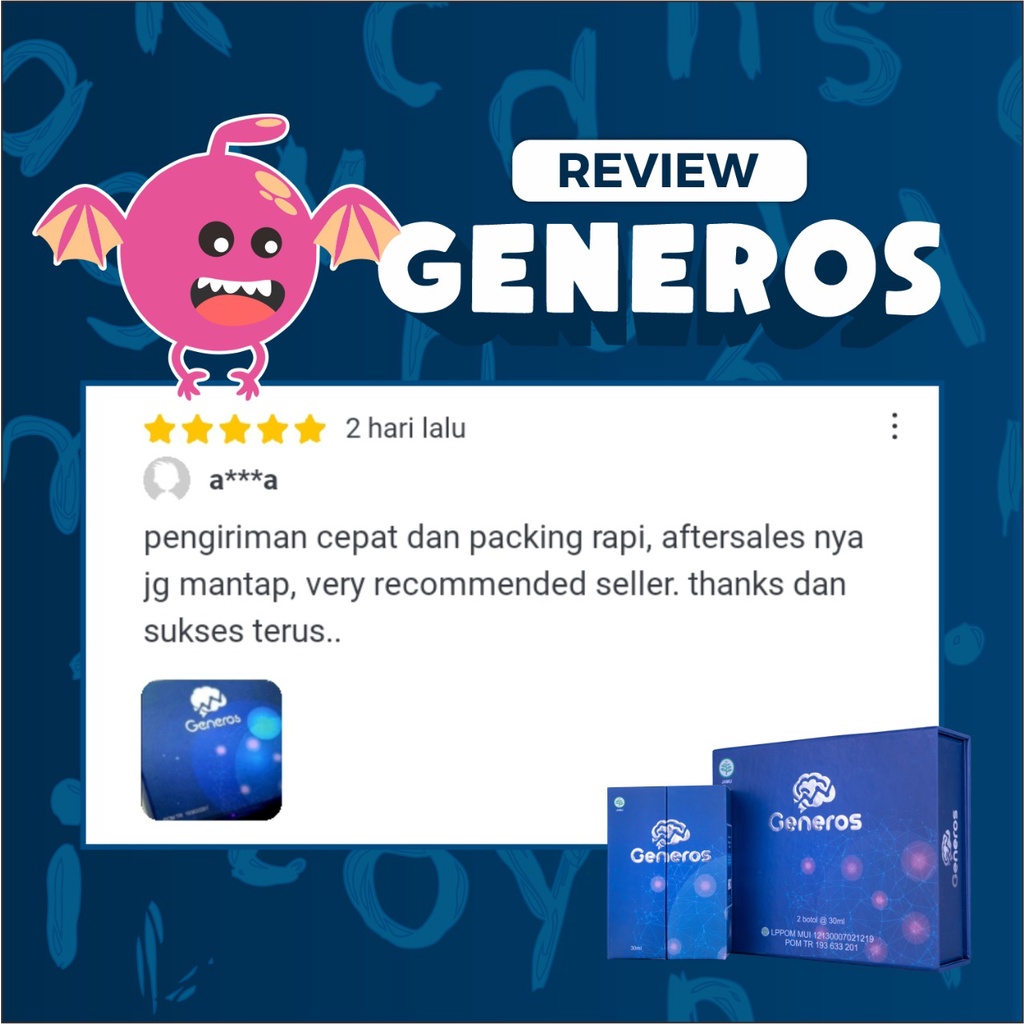 Paket 5 Box - Madu Generos Multivitamin Nutrisi Otak Anak Tuntaskan Speech Delay / Autis/ Tingkatkan Kecerdasan Daya Ingat Cegah Kepikunan