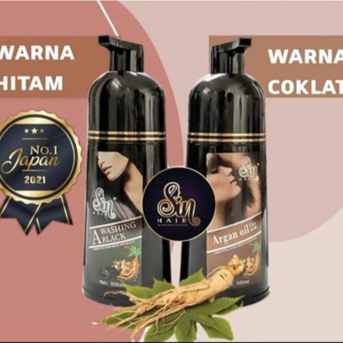 Shampoo Sinhair Shampoo Hitam Original No. 1 Jepang, Shampoo Penghilang Uban