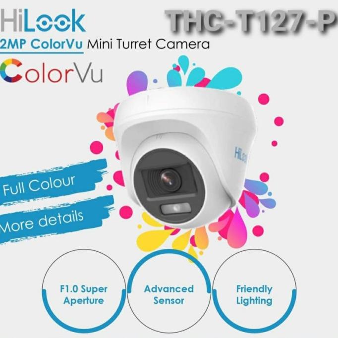 HILOOK THC-T127-P / CAMERA HILOOK COLORVU 1080P HILOOK T127P - RESMI