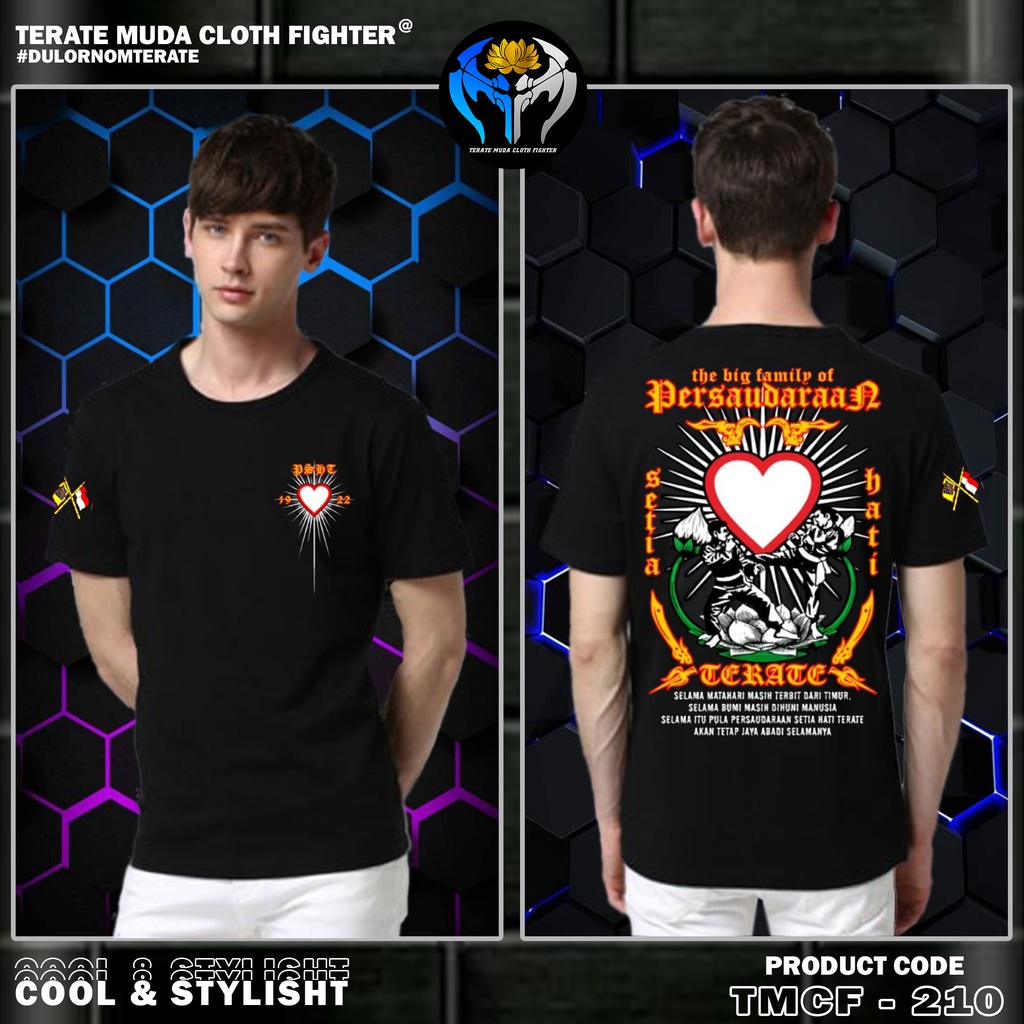 KAOS PSHT LAWASAN ERA RAJA TEGA SPESIAL TERLARIS (BISA COD) 60  TERATE MUDA CLOTH FIGHTER