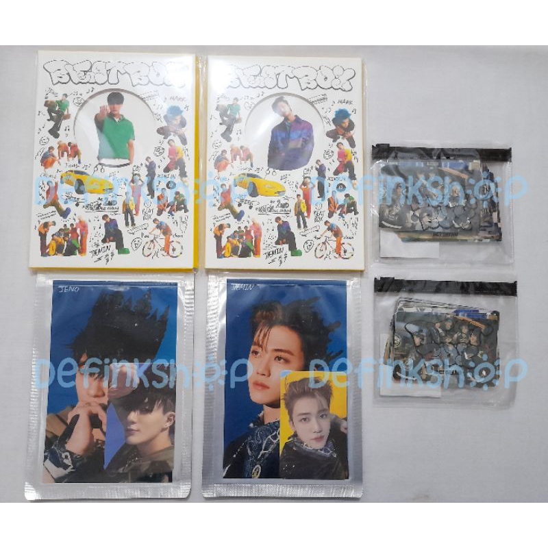 [READY STOCK] Official Merchandise NCT Dream Album Beatbox 4x6 Photo Postcard Book Sticker Pack Set 