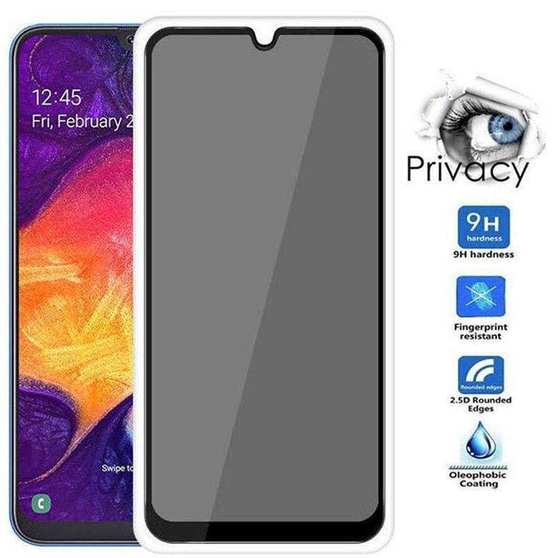 Pelindung Layar Tempered Glass Anti Spy Untuk Samsung Galaxy A70 A71 A71s A8 A80 A81 A9 A90 A91 A9s F52 J2 J4 J6 J8 2018 Pro Plus 5G