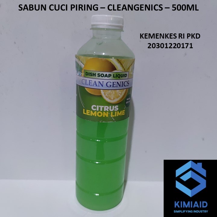 Sabun Cuci Piring 500ml - Dishwashing Liquid Konsentrat 500 ml - CleanGenics