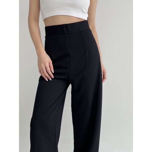 POTTIE - Valerie Basic Cullotes Pants - Long Culottes High Waist