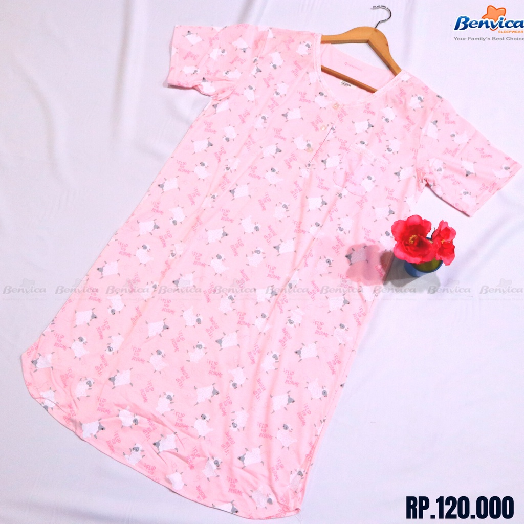 BAJU TIDUR DASTER KANCING GINA SECRET