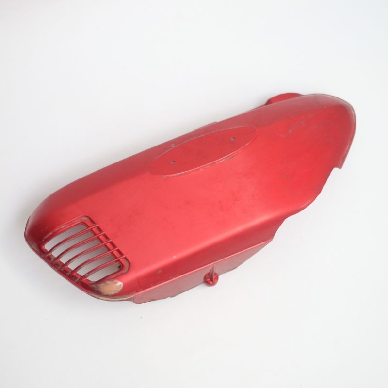 SIDE BOX COVER TUTUP AKI KEMPOL KIRI HONDA CB125 CB175 CB 125 175 TWIN ORIGINAL NOS ORI BARU