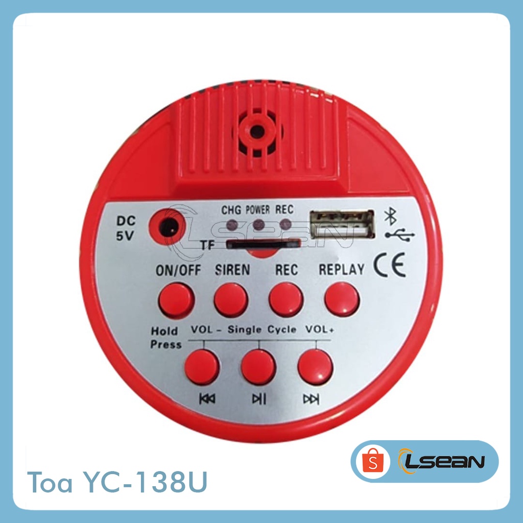 TOA YC-138U PENGERAS SUARA MEGAPHONE