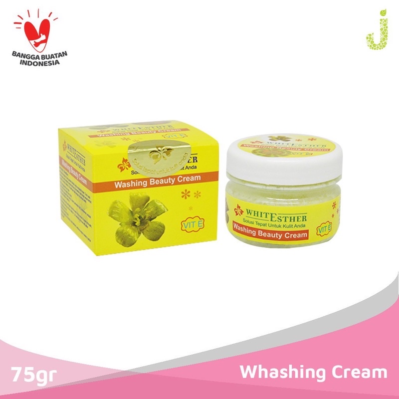 grosir whitesther washing beauty cream/ESTER C Sabun Pot Whitesther Washing Beauty Cream Original Bpom