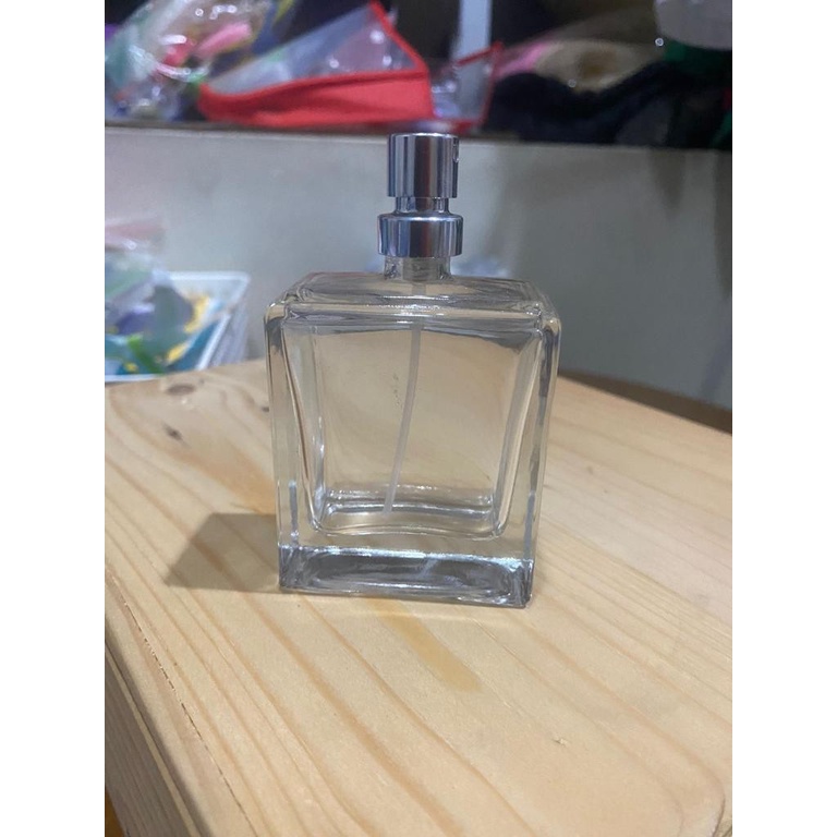 Botol Spray Kotak 50 ML / Botol Parfum 50 ML Kotak ++++
