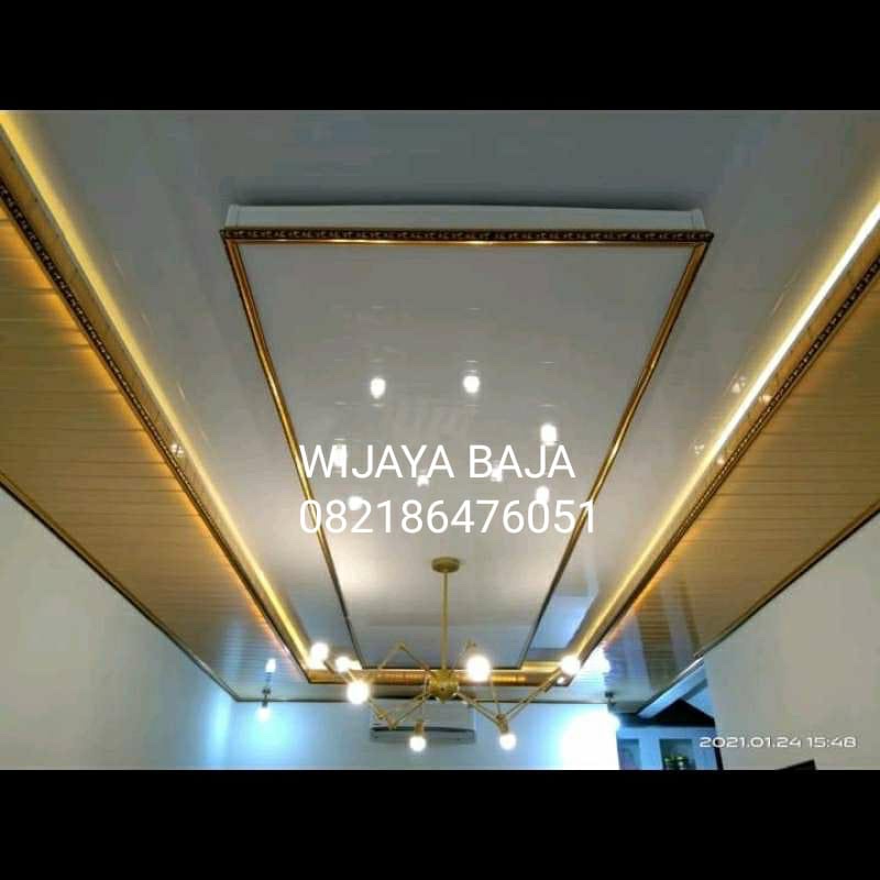 Plafond pvc anti rayap , elegan banyak motif , murah dan berkualitas