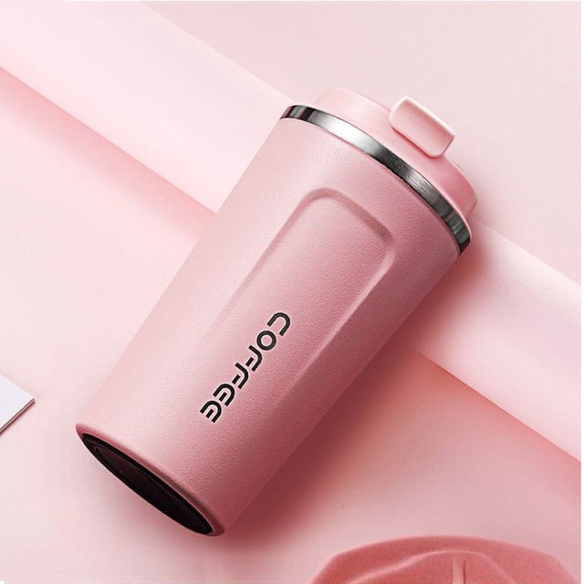 Botol Minum TERMOS MINUM | TUMBLR STAINLESS PORTABLE - Pink(A4L3) REAL PICT Tumbler Minum Termos Tra