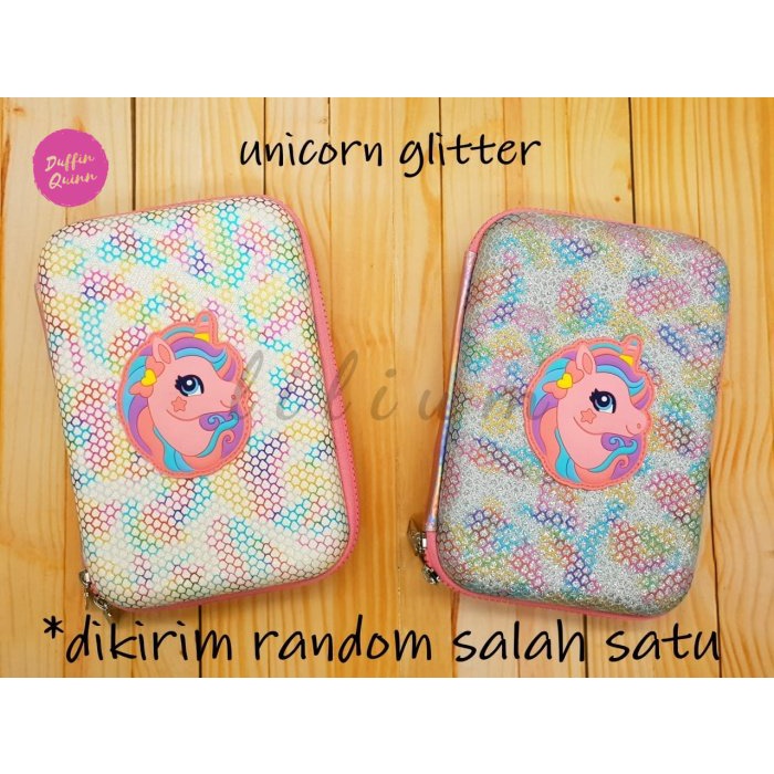 

Kotak pensil hardcase unicorn glitter premium seperti smiggle