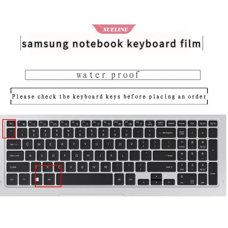 Film Pelindung keyboard Transparan Anti Debu Untuk SAMSUNG Note Np550Xa-X05 (ZXL)