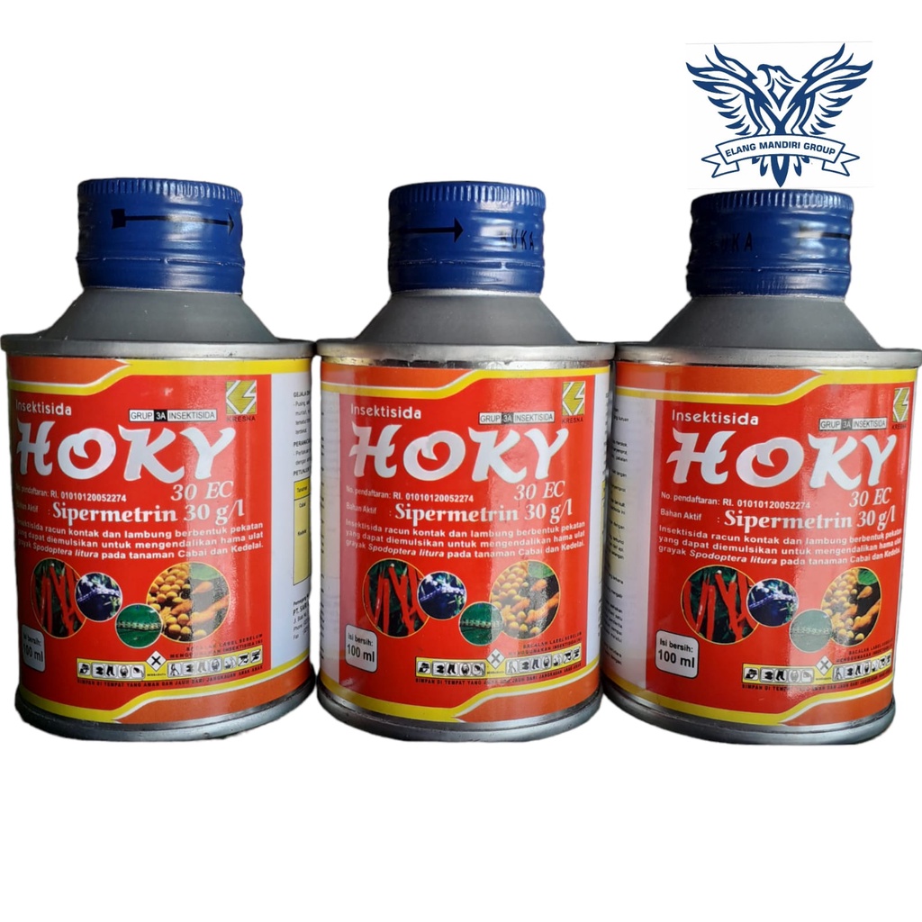 Insektisida HOKY 30EC 100ml Bahan Aktif Sipermetrin 30g/l Sidametrin PT. Sari Kresna Kimia