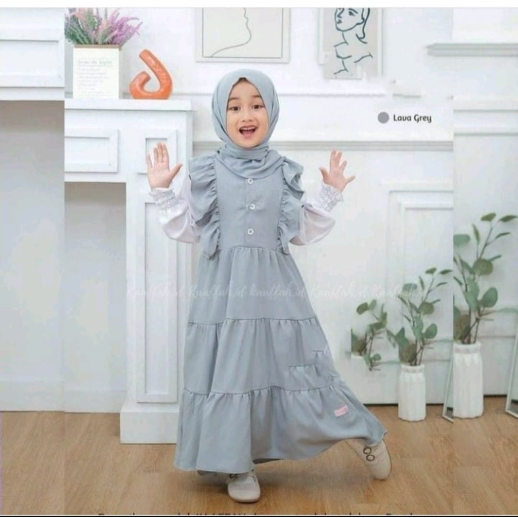 DRESS ANAK - BAJU ANAK KEKINIAN - GAMIS ANAK