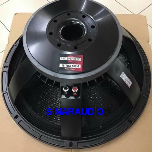 SPEAKER B&C 18 INCH 18TBX100 KOMPONEN SALON BNC 18 TBX 100 18IN